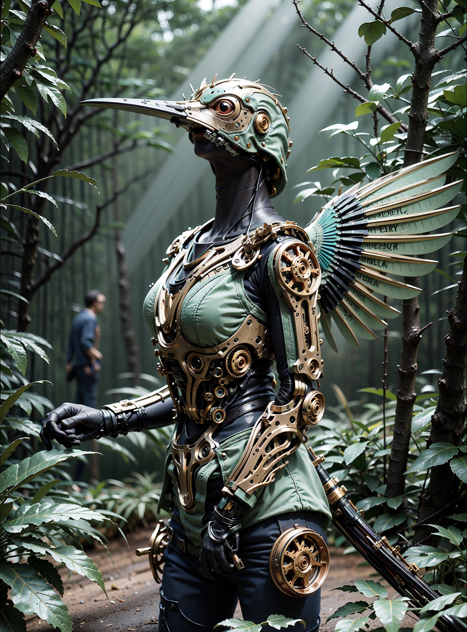 02373-2810826427-((masterpiece)), ((best quality)), 8k, high detailed, ultra-detailed, A highly realistic mechanical bird in a real-life setting.png